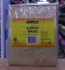 Lunch Bags | 100 Pack 243 Mm x 202 Mm | Black & Gold | YG-010411-PD-052309