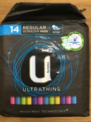 U By Kotex Regular Ultra Thin Pads Wings | 14 Pads | Kimberley-Clark | YG-012403-PD-053147