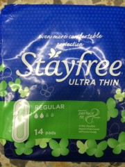 Ultra Thin Regular Pads | 14 Pads | Stayfree | YG-008949-PD-053163