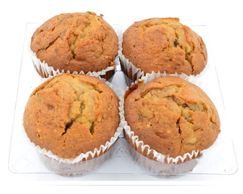 Texas Raspberry & White Chocolate Muffins | 4 Muffins | Piedemonte's | YG-005031-PD-015715