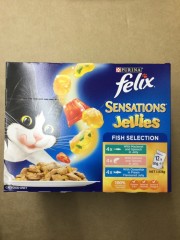 Felix Sensations Jellies Fish Selection | 12 Packs | Purina | YG-005838-PD-014764
