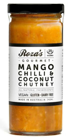 Gourmet Mango, Chilli & Coconut Chutney | 240ml | Roza's | YG-004939-PD-005105