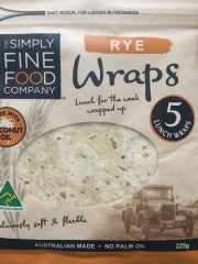 5 Rye Wraps | 225g | The Simply Fine Food Company | YG-007516-PD-051493