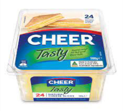 Tasty Natural Cheese Slices | 24 Slices | Cheer | YG-011461-PD-016163