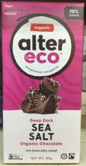 Deep Dark Sea Salt Organic Chocolate | 80g | Alter Eco | YG-005347-PD-017776