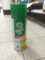 Glen 20 Citrus Breeze Disinfectant Spray | 300g | Dettol | YG-007823-PD-051010