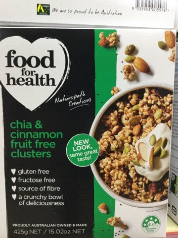 Chia & Cinnamon Fruit Free Custers | 100g | YG-009536-PD-021730