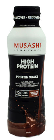 High Protein Chocolate Protein Shake | 375ml | Musashi | YG-004586-PD-015618