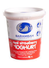 Lactose Free Strawberry Yoghurt | 200g | Barambah Organics | YG-005802-PD-018375