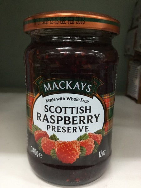 Scottish Raspberry Preserve | 340g | Mackays | YG-010224-PD-010781
