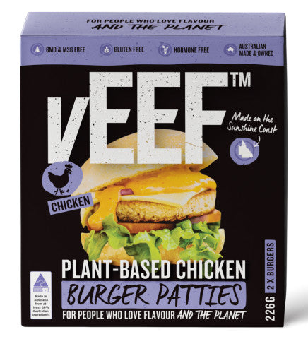 Plant-Based Chicken Burger Patties | 2 Burgers | Veef | YG-011506-PD-005482