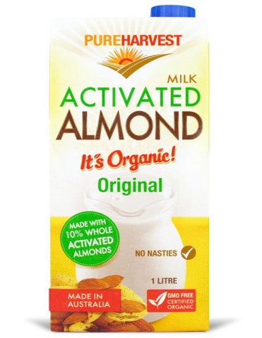 Organic Activated Almond Milk Original | 1L | Pure Harvest | YG-008944-PD-052518