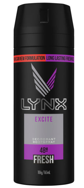 Excite Fresh Deodorant Bodyspray | 165ml | Lynx | YG-010608-PD-016571