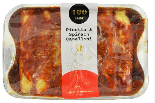 Ricotta & Spinach Canelloni By Johnny Di Francesco | 1.1kg | 400 Gradi | YG-004804-PD-017126