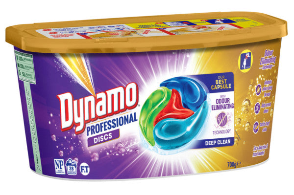 Professional 7 In 1 Laundry Disks W/ Odour Eliminating Technology | 28 Washes | Dynamo | YG-010614-PD-016242