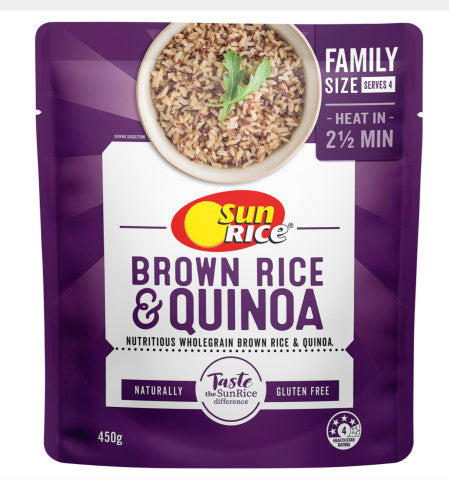 Brown Rice And Quinoa | 450g | Sun Rice | YG-011598-PD-016413