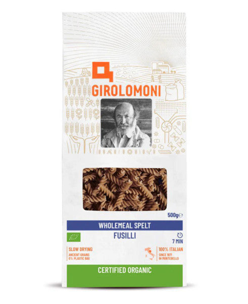 Organic Wholemeal Spelt Fusilli 500g | 500g | Girolomoni | YG-012097-RO-022564