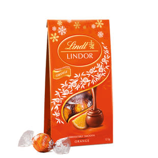 Lindor Milk Orange Bag | 123g | Lindt | YG-011538-PD-016731