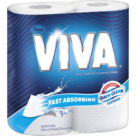 Viva Paper Towel Multi-Use 2 Pack | 2 Pack | Kleenex | YG-104200-PD-016743