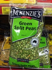 Green Split Peas | 500g | Mckenzie's | YG-010423-PD-047818