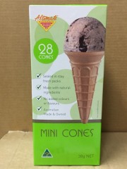 Mini Traditional Wafer Cones | 28 Cones | Altimate Foods | YG-008102-PD-052373
