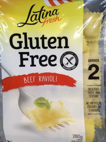 Gluten Free Beef Ravioli | 280g | Latina Fresh | YG-005014-PD-017343