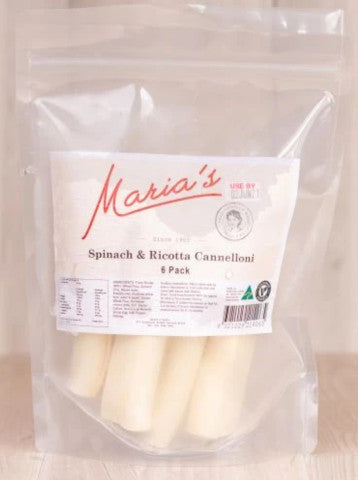 Spinach & Ricotta Cannelloni | 6 Pach | Maria's | YG-011624-PD-016602