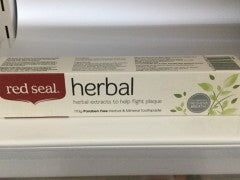 Herbal Paraben Free Toothpaste Chlorophyll Freshens Breath | 110g | Red Seal | YG-008249-PD-012220