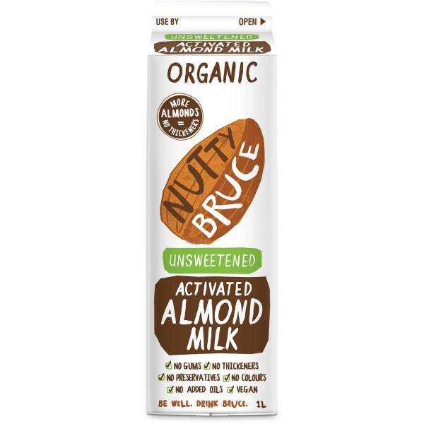 Nutty Bruce Organic Unsweetened Activated Almond Milk
