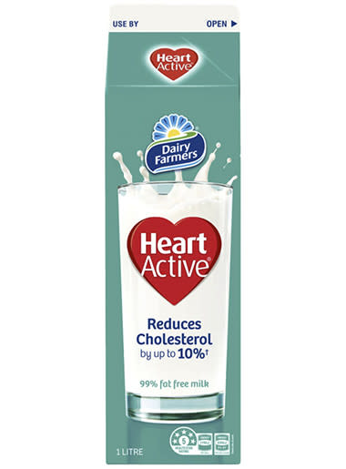 Heart Active Fat Free Milk