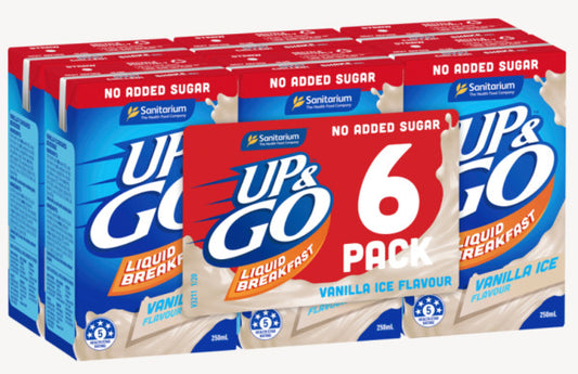 Up & Go Vanilla Ice No Added Sugar