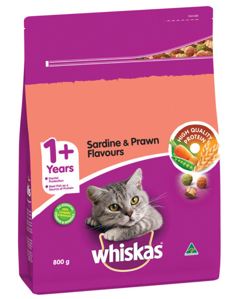 Sardine & Prawn Flavours Dry Cat Food 1+ Years