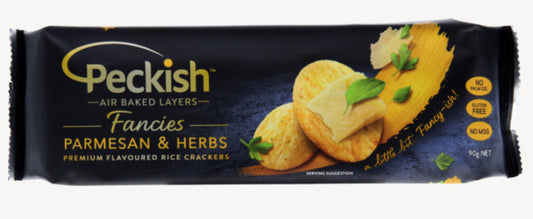 Fancies Parmesan & Herb Rice Crackers