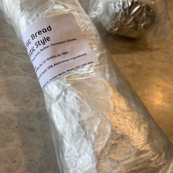 "Rustic" style Garlic Bread