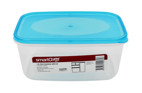 1.2L Rect Container w/ Lid