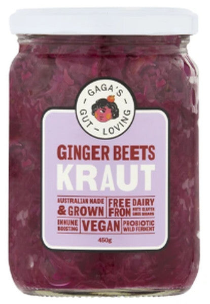 Vegan Ginger Beets Craut