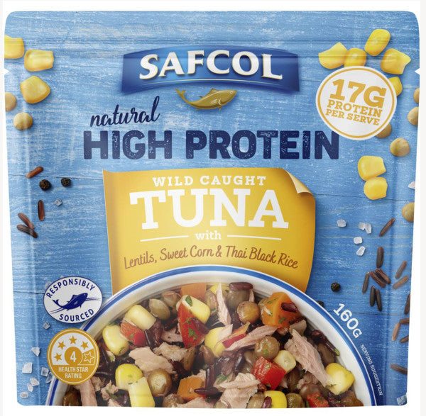 Natural High Protein Wild Caught Tuna w/ Lentils Sweet Corn & Thai Black Rice