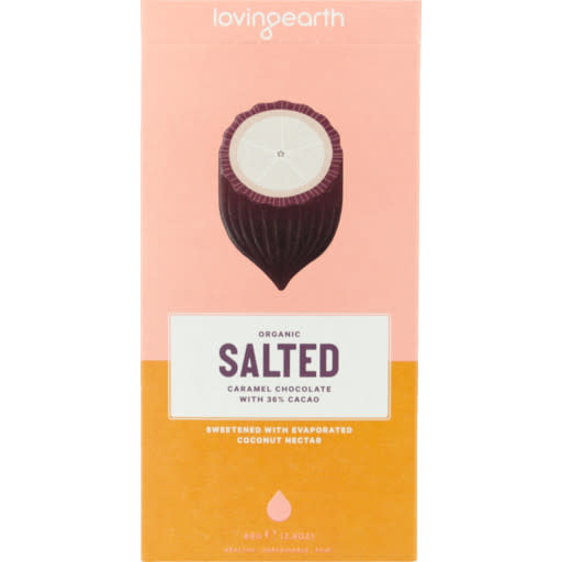 Loving Earth Salted Caramel Choc