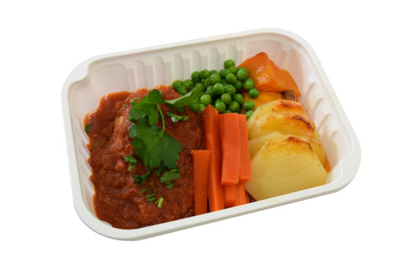 Home Style Meatballs in Sauce w/ Vegetables