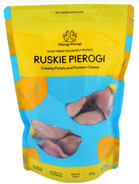 Vegetarian Ruskie Pierogi Cteamy Potato & Farmer’s Cheese
