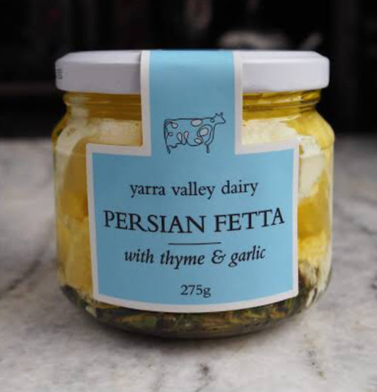 Yarra Valley dairy Persian Fetta with thyme and garlic