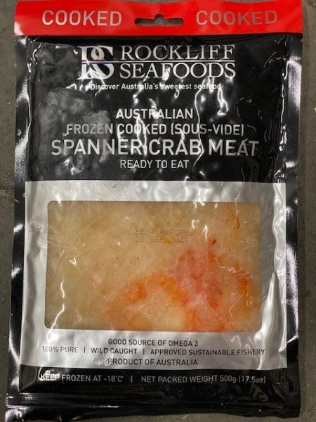 Crab Meat Spanner Cooked