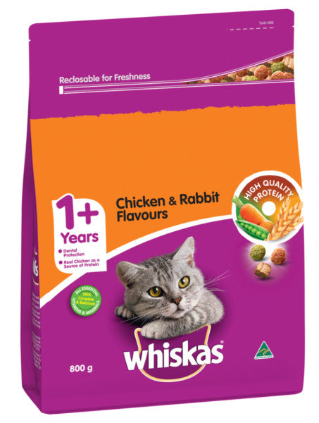 Chicken & Rabbit Flavours Dry Cat Food 1+ Years