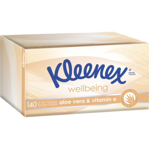 Aloe Vera & Vitamin E Facial Tissues 140 Pack