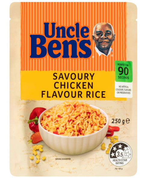 Savoury Chicken Flavour Microwaveable Rice