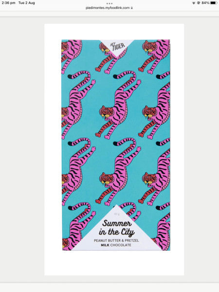 Summer in the city peanut butter & pretzel milk chocolate