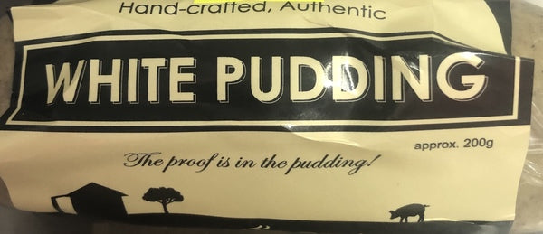 White Pudding Fresh Hand Crafted Authentic