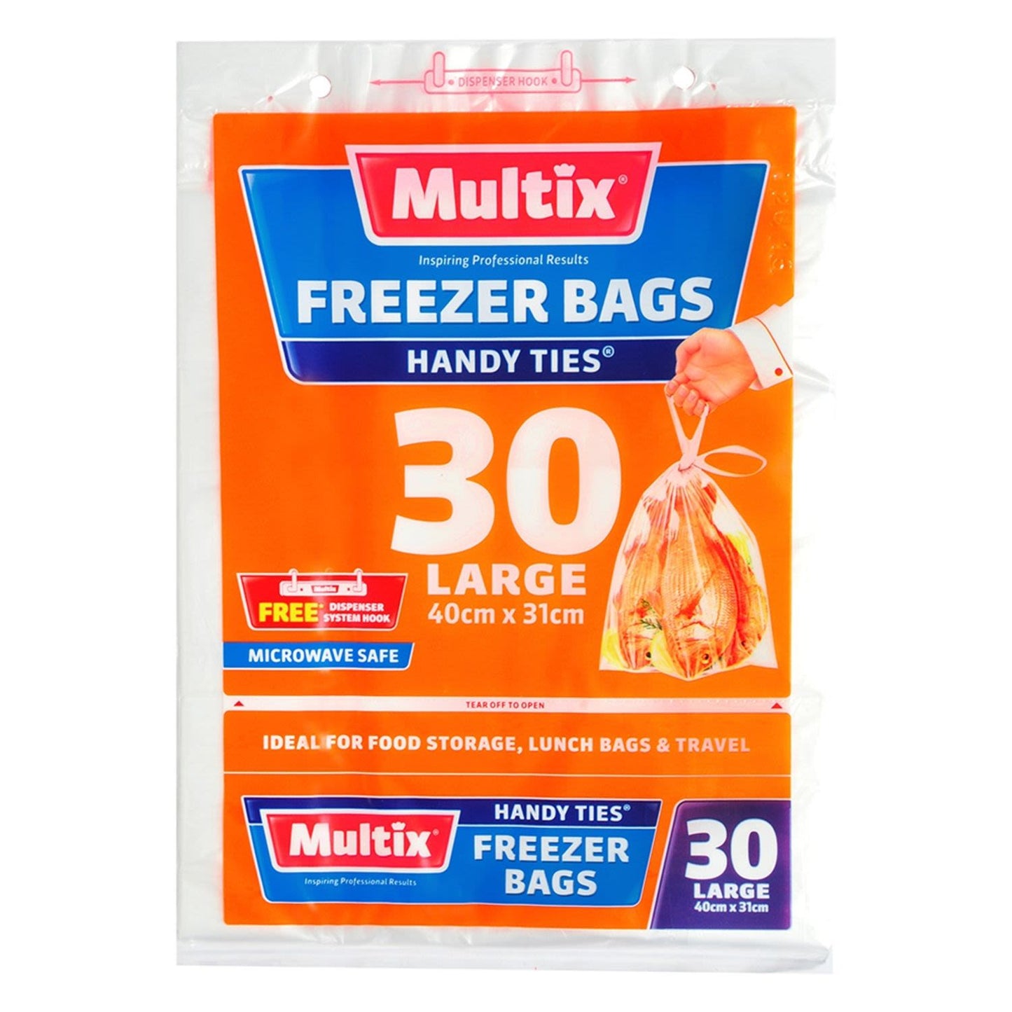 Multix Freezer Bag Handy Ties Large | Each | YG-010303-PD-048061