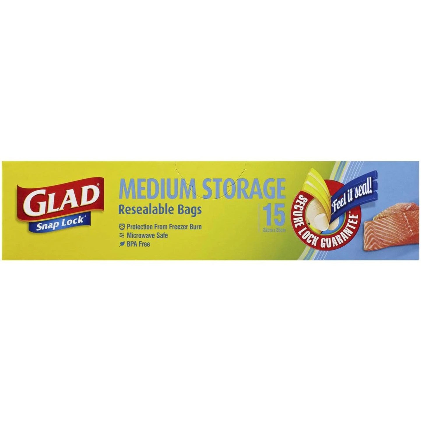 Glad Resealable Medium Storage Bags | Each | YG-010442-PD-048164