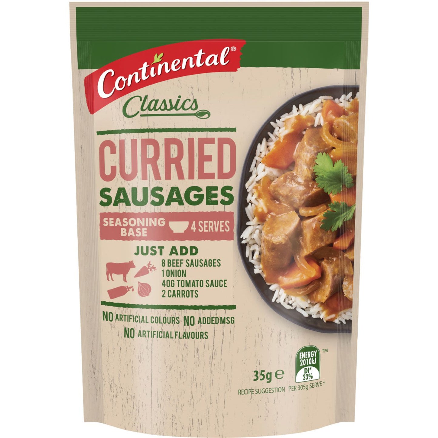 Continental Recipe Base Curried Sausages | 10g | YG-009810-PD-048545